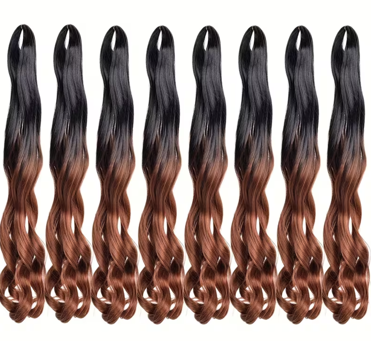 Loose Wavy Bouncy Braiding Hair Spiral Curly Crochet