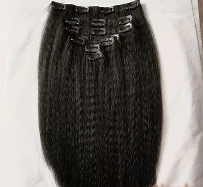 7pcs clip-on hair extensions| 3 Sizes Available