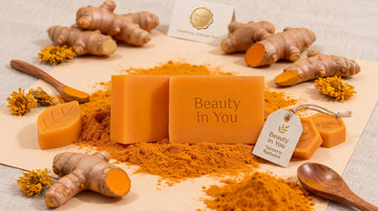 Beauty In You™ Premium Turmeric Soap – Brightening & Hydrating Face & Body