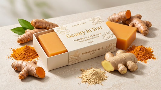 Beauty In You™ Premium Turmeric Soap – Brightening & Hydrating Face & Body